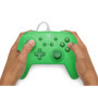 Manette Filaire Améliorée PowerA pour Nintendo Switch - Vert Écume
