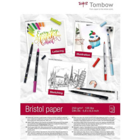Bloc à dessin Bristol A5 250 g/m² - Tombow