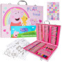 Coffret de Coloriage Peppa Pig - 137 Pièces pour Enfants
