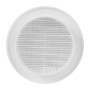 Lot de 5 grilles d'aération rondes blanches avec moustiquaire - Repa Market