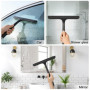 Raclette de Douche et Vitre en Silicone 24 cm - Nettoyage Efficace et Sans Traces