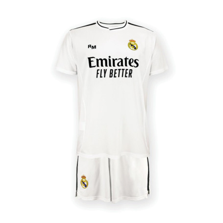 Maillot et Pantalon Domicile Real Madrid 24/25 - Réplique Officielle Enfant