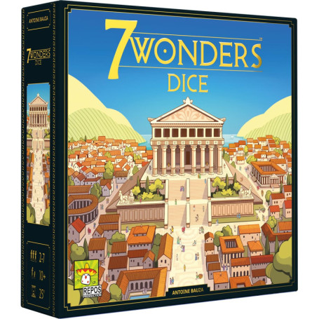 7 Wonders Dice - Jeu de dés stratégique pour 2 à 7 joueurs
