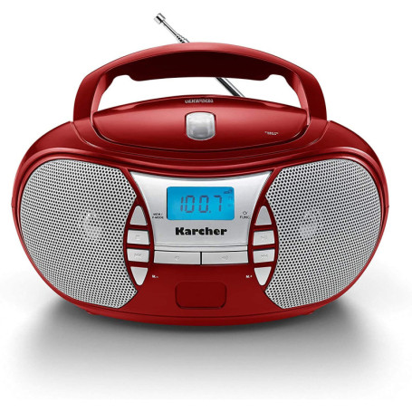 Karcher RR 5025 Boombox CD Radio Portable Rouge