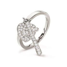 Bague en Argent Sterling Folli Follie pour Femme - Taille 14