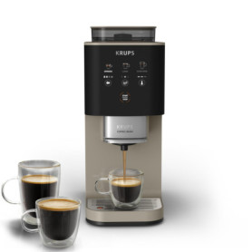KRUPS Coffee Crush Extra - Machine à café à grains ultra compacte couleur chaï