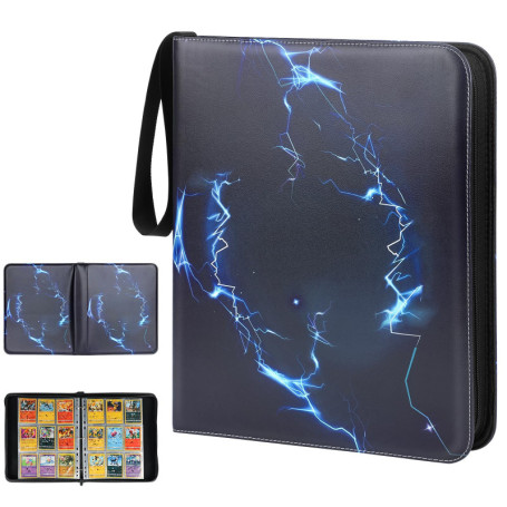 Classeur à Cartes Euqvunn Toploader Noir - 936 Pochettes pour Collection