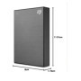 Disque Dur Externe Portable Seagate One Touch 4To - Chiffrement Matériel et Sauvegarde Inclus