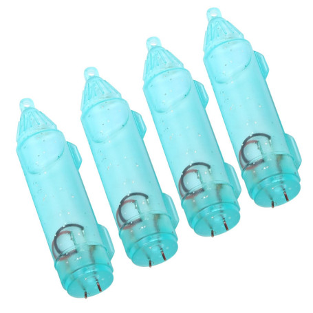 Lumière de Leurre LED Étanche VGEBY - 4 Pièces pour Pêche Sous-Marine