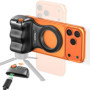 Jeebel Stabilisateur Smartphone avec Télécommande Bluetooth - Grip Magnétique pour Selfies et Vlogs