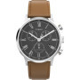 Montre Chronographe Timex Waterbury Classic 40 mm en Acier et Cuir Marron