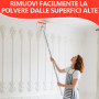 Balai Nettoyeur Télescopique Chilymes pour Murs et Plinthes - 135 cm