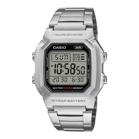 Montre Digitale Casio W-800HD-1AVEF pour Homme avec Alarme et Chronomètre