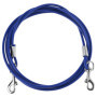 Câble d'Attache Résistant pour Chiens 3m avec Crochets Pivotants