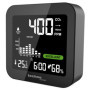 Moniteur de Qualité de l'Air Technoline WL1025 - Compteur de CO2 Noir