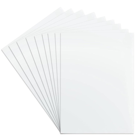 Pack de 40 Plaques Acryliques Transparentes A4 pour Bricolage et Cadres Photo