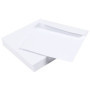 Enveloppes Carrées Blanches - Lot de 50, 14 x 14 cm avec Fermeture Auto-Adhésive