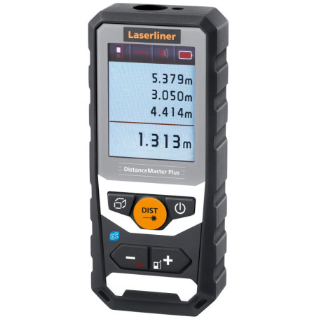 Télémètre Laser Laserliner DistanceMaster Plus 80 m - Mesure de Longueurs, Surfaces et Volumes