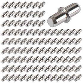 Lot de 100 Taquets d'Étagère E-Raida - Supports Modernes pour Placards