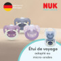 Sucettes NUK First Choice Classic Day & Night - Lot de 4 pour Bébé 0-6 mois