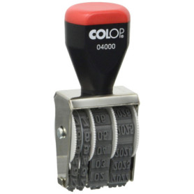 Tampon Dateur COLOP 04000 - Impression 4 mm, Chiffres et Mois