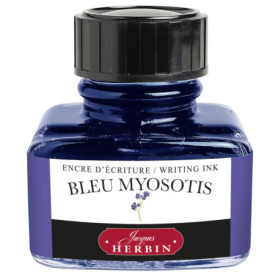 Flacon d'encre Jacques Herbin 30 ml - Bleu Myosotis pour Stylo-Plume