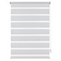 Store Enrouleur Double à Clipser Deco Company - Blanc 50 x 150 cm