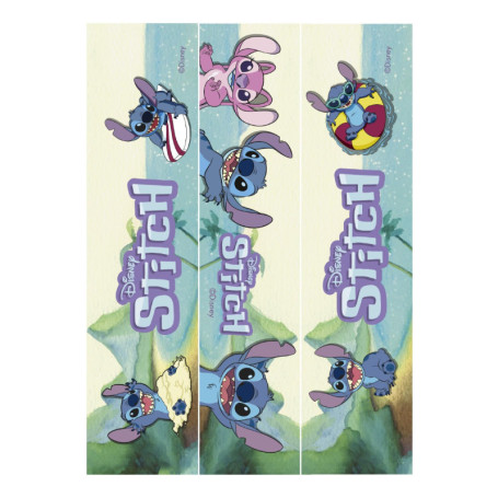 Rubans Comestibles Disney Stitch pour Gâteaux - Lot de 3