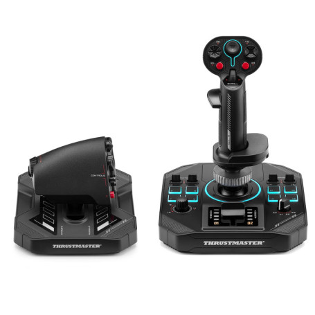 Thrustmaster Sol-R 4 HOTAS - Système de Vol Complet pour PC avec Joystick et Manette des Gaz