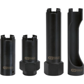 Jeu de douilles d'extraction à ergots KS Tools - 4 pièces pour porte-injecteur