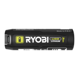 Batterie Lithium RYOBI 4V USB 3,0Ah avec Câble Inclus