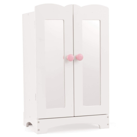 Armoire en Bois KidKraft pour Poupées avec Cintres - Jouet Enfant dès 3 Ans