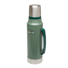 Bouteille Isotherme Stanley 1913 Classic 1L - Maintien Température 24h - Inox Hammertone Green
