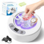 Focenat Nettoyeur Ultrasons 49000Hz avec Lampe UV - 5 Modes pour Prothèses et Bijoux