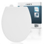 Abattant WC Schütte avec Système d'Abaissement Automatique - Duroplast Blanc