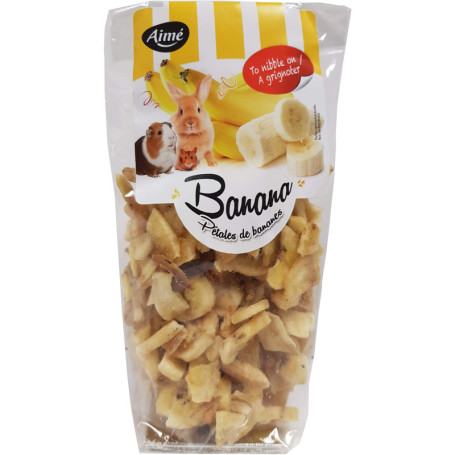 Friandises Naturelles Chips de Banane pour Rongeurs - Lot de 5