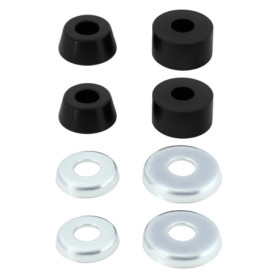 Jeu de bagues rigides 95A pour skateboard - Compatible avec camions indépendants