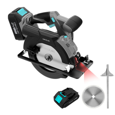 Scie Circulaire à Batterie Cecotec DirectPrecision 8000 Vision 21V