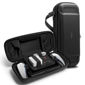 Étui Spigen Rugged Armor Pro pour PlayStation Portal - Protection Élégante en Noir