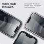 Spigen Glas.tR EZ Fit - Verre Trempé pour iPhone 13/14/16/17 - Protection Écran 9H
