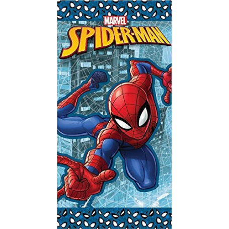 Drap de Plage Spider-Man en Coton - Idéal pour les Fans de Marvel