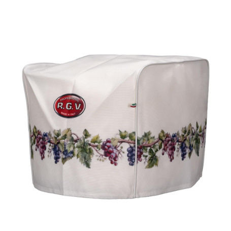 Housse Élégante pour Trancheuse RGV - Motif Raisin en Polyester Made in Italy