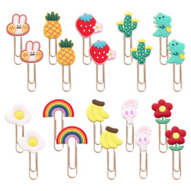 Set de 20 Trombones Fantaisie Colorés pour Bureau et École