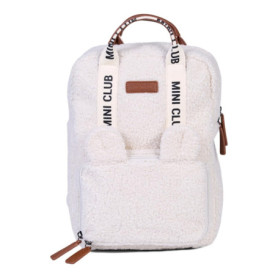 Sac à Dos Enfant Mini Club Urban Teddy White - Idéal pour Maternelle