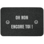 Paillasson Humoristique Antidérapant Zinello Design 60x40 cm