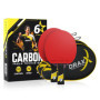 Raquette de Ping-Pong 6 Étoiles PRO CARBON ELITE - Lot de 2 avec Housse
