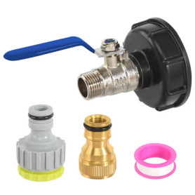 Adaptateur IBC 1/2" pour Robinet et Tuyau d'Arrosage
