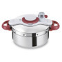 Cocotte en Acier Inoxydable Tefal 22 cm - Blanc/Rouge