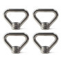 Lot de 4 écrous à œil de levage M12 en acier inoxydable 304 - Résistants et Polies