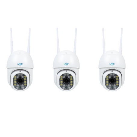 Kit de Caméra de Surveillance WiFi PNI IP440 4MP avec Zoom et Détection de Mouvement